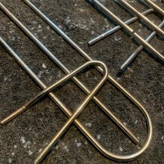 ステンレス棚のサイドガード4枚の画像