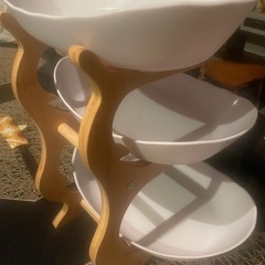 果物トレイ3段の画像