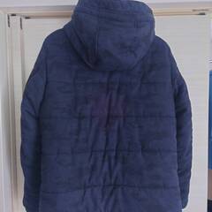 BEAMS HEART ネイビー　迷彩 ダウンジャケットの画像