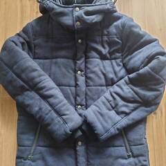 BEAMS HEART ネイビー　迷彩 ダウンジャケットの画像