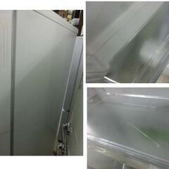 179L 2ドア冷蔵庫 2021年製 SJ-D18G-W つけかえどっちもドア ホワイト 2ドア 白 100Lクラス シャープ 百Lクラス SHARP 札幌 西野店の画像