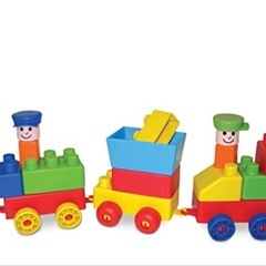 Mini Edu-Train 30パーツ カラフルの画像