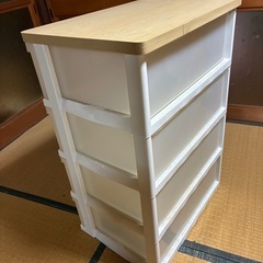 【購入者決定】ウッドトップチェストの画像