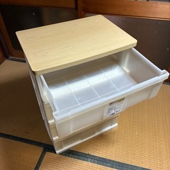 【購入者決定】ウッドトップチェストの画像