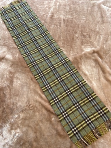 バーバリーBURBERRYマフラーストールショールスカーフgreenグリーン バーバリーBURBERRYマフラーストールショールスカーフgreenグリーン