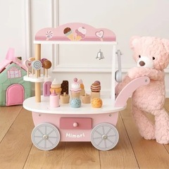 PolarB アイスワゴン 木製おもちゃの画像