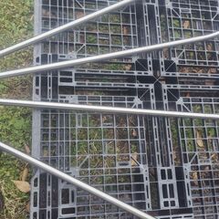 錆びない布団干し／物干しフレーム 一点物 屋外OKの画像