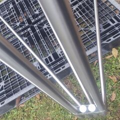 錆びない布団干し／物干しフレーム 一点物 屋外OKの画像