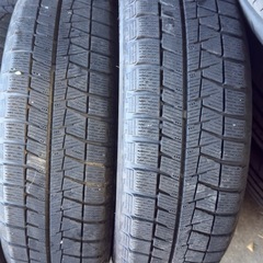 【中古】155/65R14 BRIDGESTONE GZ   ワンシーズン冬タイヤホイールセットの画像