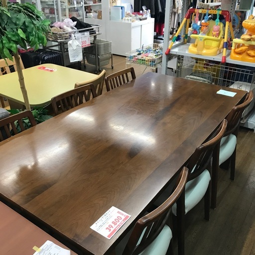 ダイニングセット　ダイニングテーブル　イス×6