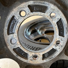 ジムニー　ブリザック DM-V3 175/80R16 冬用タイヤホイール セットの画像