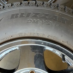 ジムニー　ブリザック DM-V3 175/80R16 冬用タイヤホイール セットの画像