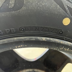 ジムニー　ブリザック DM-V3 175/80R16 冬用タイヤホイール セットの画像