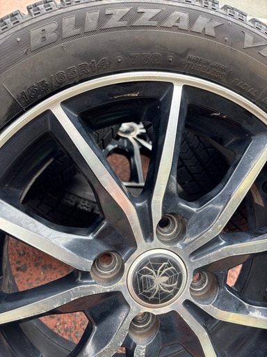 値下げしました　155/65R14 スタッドレス 