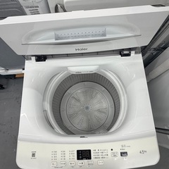 USED 洗濯機 ハイアール 2023年 4.5Kの画像