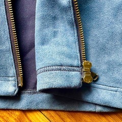 Tornado Mart メンズ　Lサイズ　スエードパーカー の画像