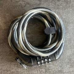自転車　鍵　ダイヤルロックの画像