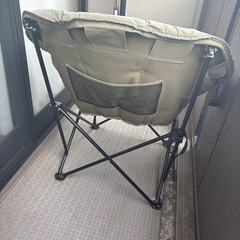 折りたたみ式アウトドアチェア　キャンプ用品の画像