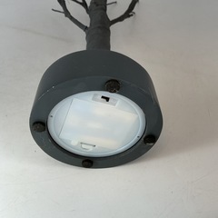 木のオブジェ　ライト付きの画像