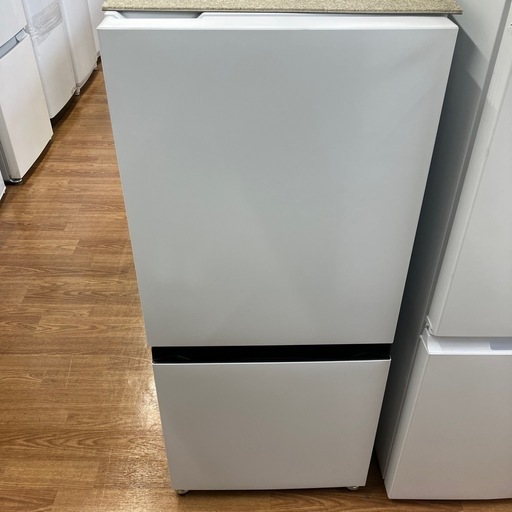 「安心の1年保証付。【２ドア冷蔵庫 Hisense HR-D13E3W 2024年製 135L 49L】取りに来れる方限定。」