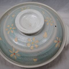 [1702]花柄　土鍋　7号の画像