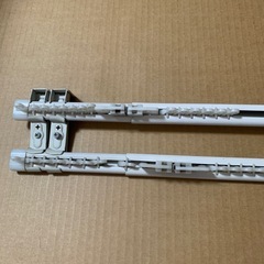 伸縮カーテンレール104㎝〜200㎝白の画像
