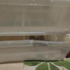 ☆お譲りします☆　④段プラスチック収納ケースの画像