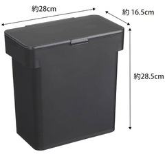 未使用[2点セット] 山崎実業 密閉 袋ごと 米びつ 5ｋｇ 計量カップ 付 サンカ ストランティ キャスター付き 隙間収納の画像