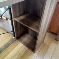 ★リユースのサカイつくば店★TK7261  デスク ブラウン H86×D43×W120 クリーニング済みの画像