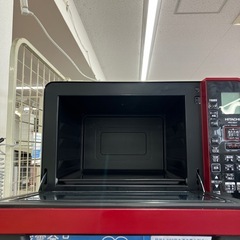 「安心の6ヶ月保証付。【HITACHI オーブンレンジ MRO-HE4Y 2023年製 1000W 庫内フラット】取りに来れる方限定。」の画像