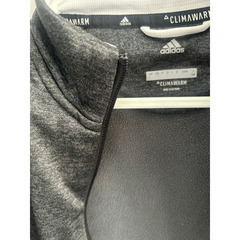 美品 adidas CLIMAWARM ジャージ 150cm グレー 子供用 トレーニングウェア スポーツウェア 上着 アディダスの画像
