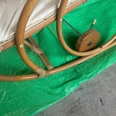 ミッフィー　ゆりかご&コマ付きベッドの画像