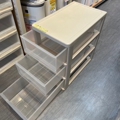 【3段】【衣類収納プラケース】※在庫3点クリーニング済み【管理番号1112】野の画像