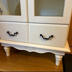 【美品】食器棚 収納 ホワイトの画像