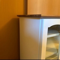 【美品】食器棚 収納 ホワイトの画像