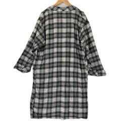 MOUSSY マウジー タータンチェック テーラードジャケット コットン ブラック レディース F【古着】【中古】の画像