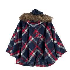 tommy girl トミーガール ダッフルコート アクリル マルチカラー レディース M【古着】【中古】の画像