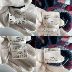 tommy girl トミーガール ダッフルコート アクリル マルチカラー レディース M【古着】【中古】の画像