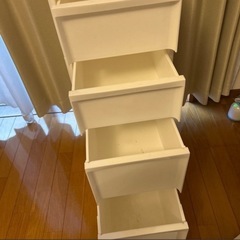 ホワイト 収納ケースの画像
