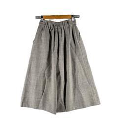 ノーブランド  スカート ウール グレー レディース 3T 34【古着】【中古】の画像