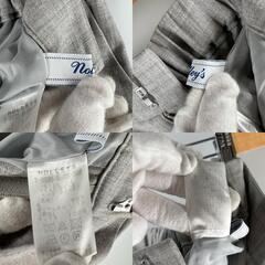 ノーブランド  スカート ウール グレー レディース 3T 34【古着】【中古】の画像