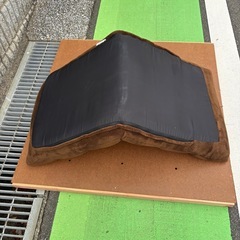 ブラウン リクライニング座椅子の画像