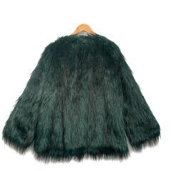 Noisy may Noisy may その他アウター アクリル グリーン レディース XL【古着】【中古】の画像