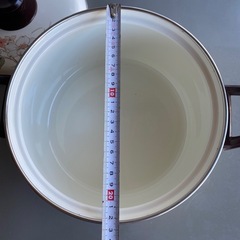 ホーロー鍋未使用の画像