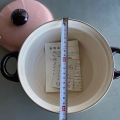 ホーロー鍋未使用の画像