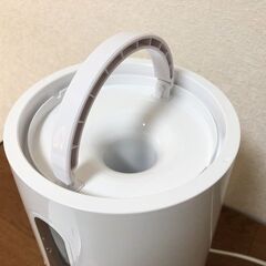 ハイブリット式加湿器 e-LifeHOME ELH303L ホワイト 木造和室５畳／プレハブ洋室８畳 タッチ操作LED照明付きの画像