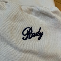 【ちびrady】ロゴ刺繍短パン【90】の画像