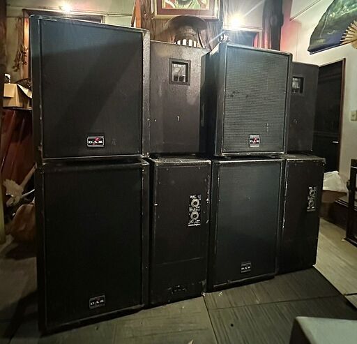 【大迫力‼】屋外用音響PAスピーカ 8台セット【D.A.S. Audio  ST-110 4台・ST-112 4台】