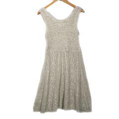 JILLSTUART ジルスチュアート ワンピース アクリル/ナイロン ホワイト レディース【古着】【中古】の画像