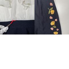 CHESTY チェスティ ワンピース ポリエステル ホワイト レディース 1【古着】【中古】の画像